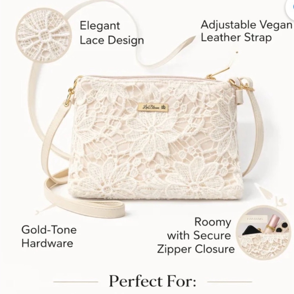 Lwbloom Desert Glow Woven Shoulder Crossbody Bag Beige